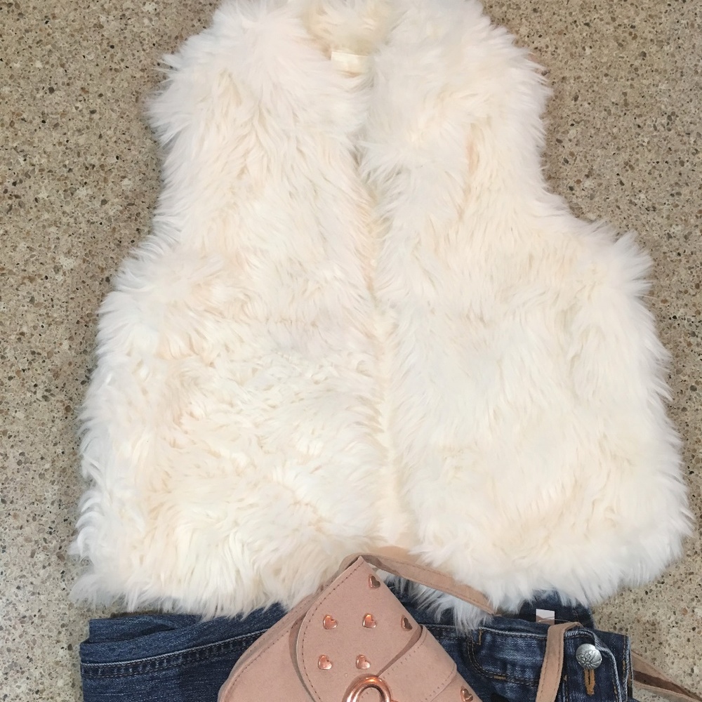 Crazy 8 Faux Fur Vest